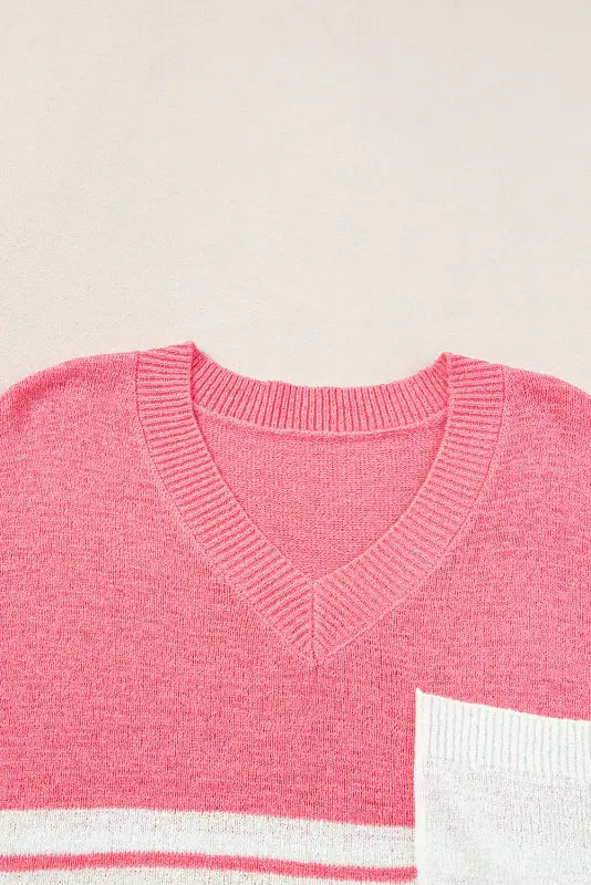 Summer women’s tops | knitted short sleeve top - strawberry pink