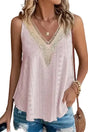 Lace Crochet Loose Fit Tank Top - Fashionfitz