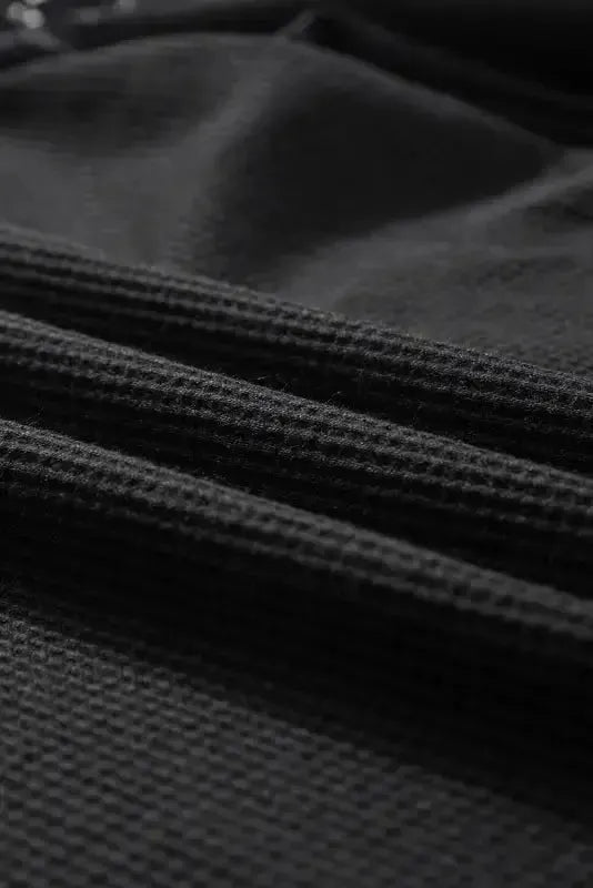 Lace Sleeve Textured Top - Fashionfitz