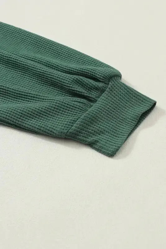 Lace Sleeve Textured Top - Fashionfitz