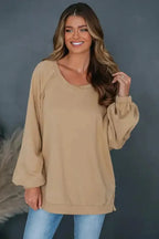 Lattice Hollow-Out-Back Sweatshirt - Fashionfitz