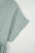 Laurel Green Short Sleeve Blouse - Fashionfitz