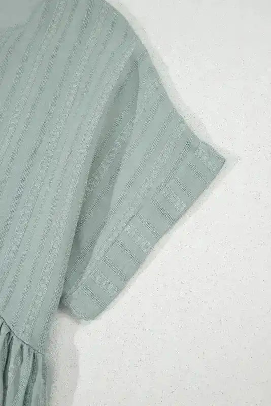 Laurel Green Short Sleeve Blouse - Fashionfitz