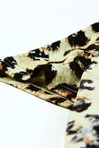 Leopard Bleached O-neck T Shirt - Fashionfitz