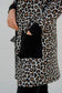 Leopard finesse open front cardigan - elegant & versatile