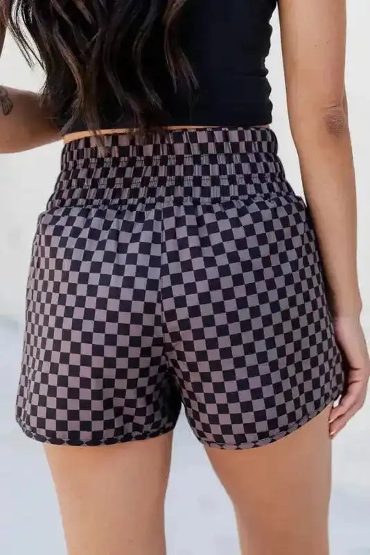 Leopard High Waist Athletic Shorts - Fashionfitz