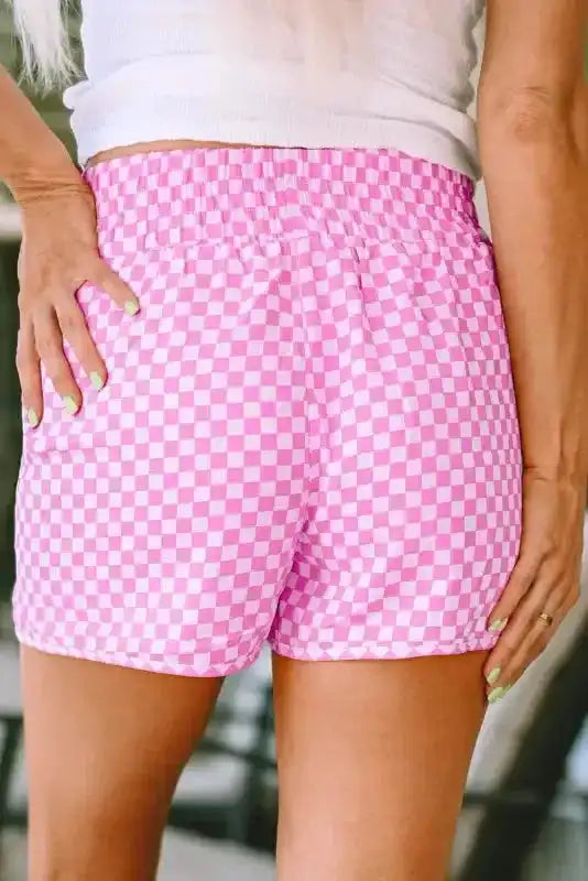 Leopard High Waist Athletic Shorts - Fashionfitz