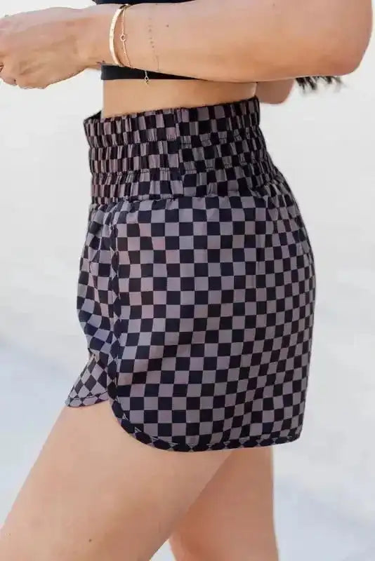 Leopard High Waist Athletic Shorts - Fashionfitz