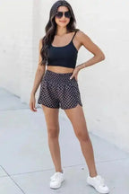 Leopard High Waist Athletic Shorts - Fashionfitz