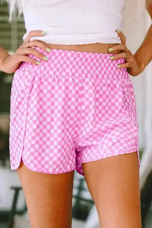 Leopard High Waist Athletic Shorts - Fashionfitz