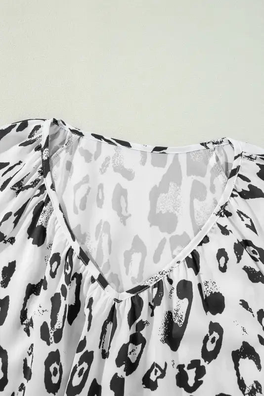 Leopard luxe blouse - elegance with an edge | fashionfitz