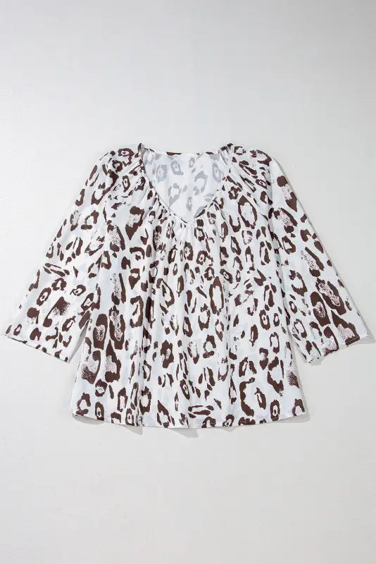 Leopard luxe blouse - elegance with an edge | fashionfitz