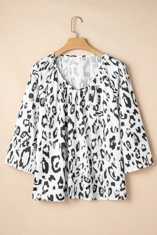 Leopard luxe blouse - elegance with an edge | fashionfitz