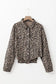 Leopard luxe corduroy jacket