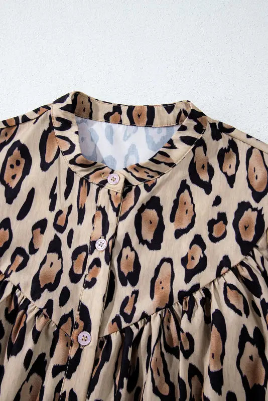 Leopard luxe oversized shirt | bold & comfortable fashion