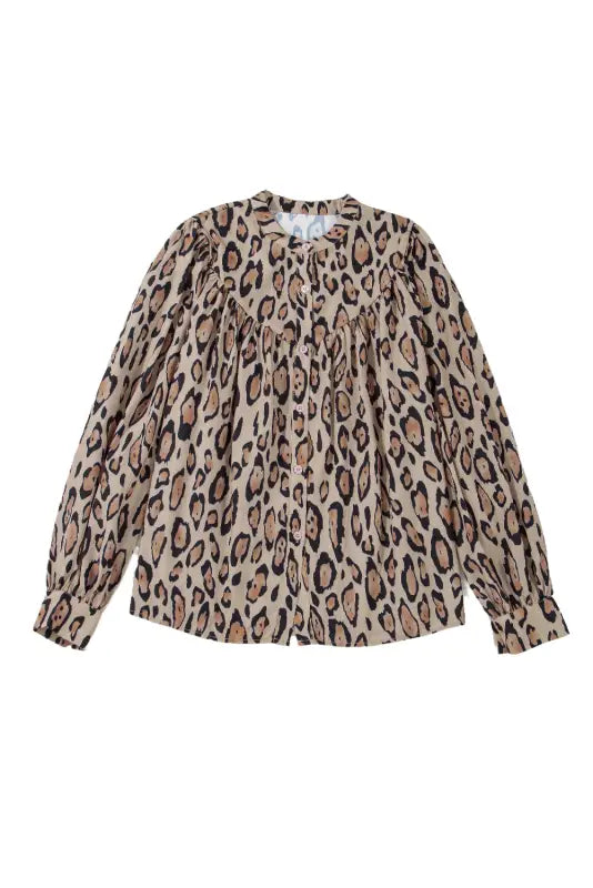 Leopard luxe oversized shirt | bold & comfortable fashion