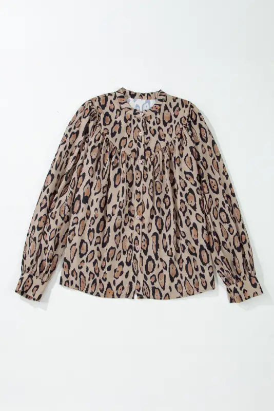 Leopard luxe oversized shirt | bold & comfortable fashion