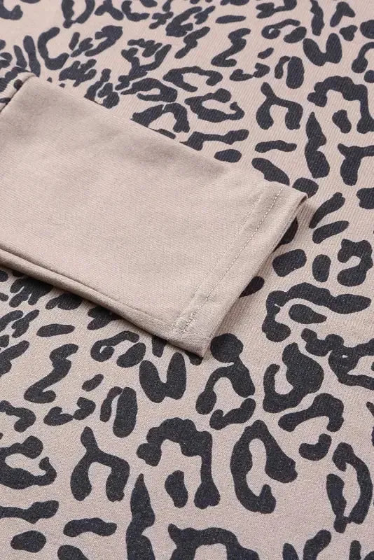 Leopard Open Front Cardigan - Fashionfitz