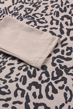 Leopard Open Front Cardigan - Fashionfitz