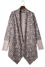 Leopard Open Front Cardigan - Fashionfitz