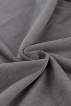 Leopard Patchwork Bishop Sleeve Slit Sweatshirt - Fashionfitz