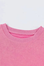 Leopard Patchwork Bishop Sleeve Slit Sweatshirt - Fashionfitz