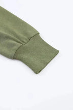 Leopard Patchwork Bishop Sleeve Slit Sweatshirt - Fashionfitz