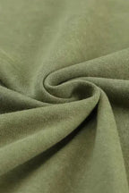 Leopard Patchwork Bishop Sleeve Slit Sweatshirt - Fashionfitz