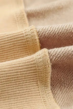 Leopard Patchwork Bishop Sleeve Slit Sweatshirt - Fashionfitz