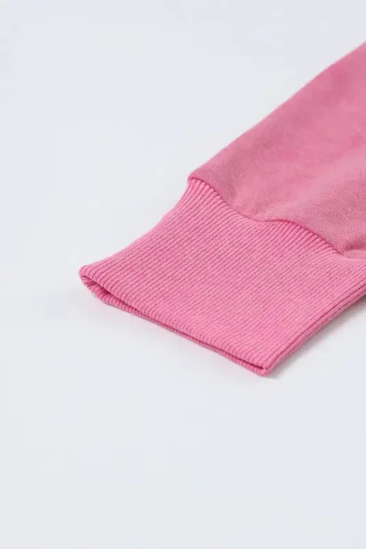 Leopard Patchwork Bishop Sleeve Slit Sweatshirt - Fashionfitz