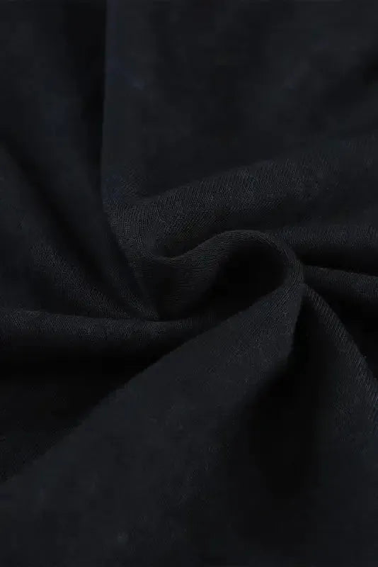 Leopard Patchwork Bishop Sleeve Slit Sweatshirt - Fashionfitz