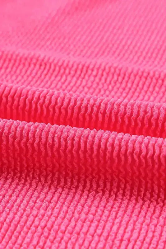 Leopard Patchwork Color Block Ribbed Long Sleeve Top - Fashionfitz