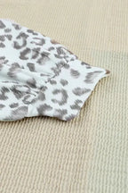 Leopard Patchwork Color Block Ribbed Long Sleeve Top - Fashionfitz