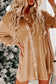 Leopard patchwork velvet shirt dress - flaxen / s / 95% polyester + 5% elastane - mini dresses