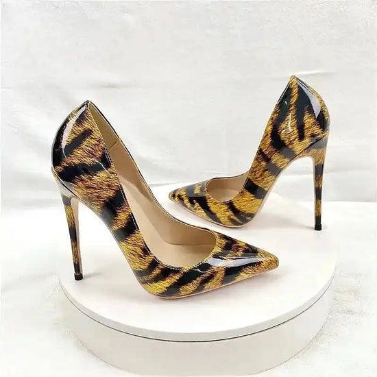 Leopard Pattern Women's High Heel Shoes - Fashionfitz