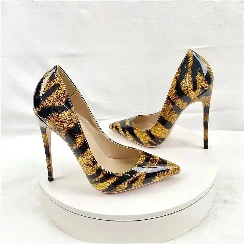 Leopard Pattern Women's High Heel Shoes - Fashionfitz