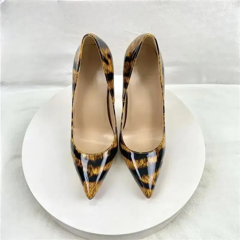 Leopard Pattern Women's High Heel Shoes - Fashionfitz