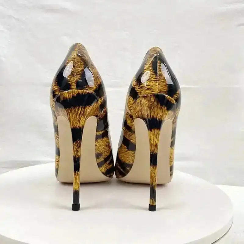 Leopard Pattern Women's High Heel Shoes - Fashionfitz