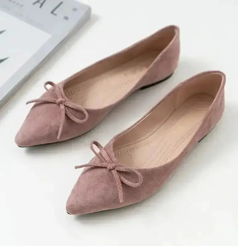 Leopard Pointed Toe Flats - Fashionfitz