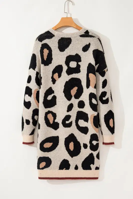 Leopard print midi cardigan | women’s cardigans | fashionfitz