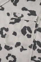 Leopard Thermal Knit Plus Size Top - Fashionfitz