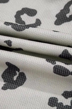 Leopard Thermal Knit Plus Size Top - Fashionfitz