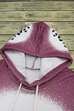 Leopard Tie Dye Pullover Hoodie - Fashionfitz