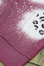 Leopard Tie Dye Pullover Hoodie - Fashionfitz