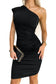 Little black dress - one-shoulder - dresses