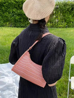 London Chic Embossed Handbag - Fashionfitz