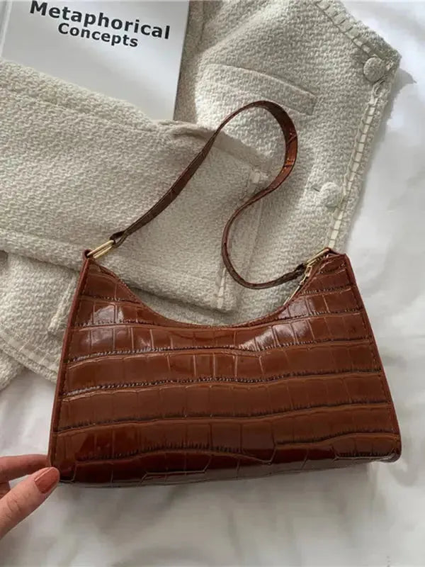 London Chic Embossed Handbag - Fashionfitz