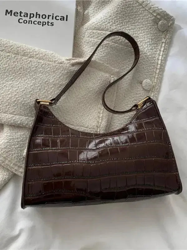 London Chic Embossed Handbag - Fashionfitz