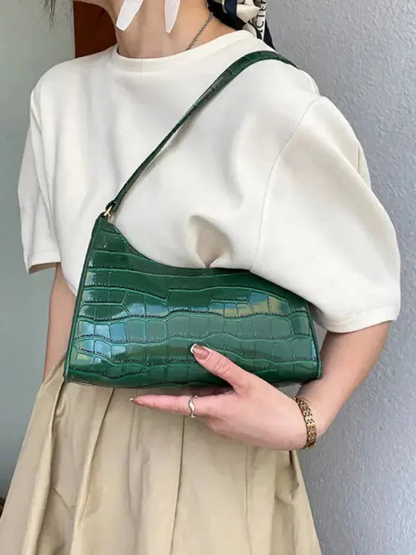 London Chic Embossed Handbag - Fashionfitz