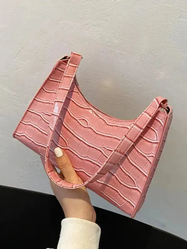 London Chic Embossed Handbag - Fashionfitz
